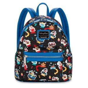 NWT Loungefly x Disney Parks Mickey and Friends Play in the Park Mini Backpack